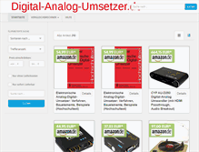 Tablet Screenshot of digital-analog-umsetzer.de